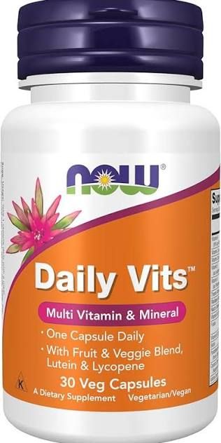 Now Daily Vits 30 vcaps