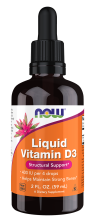 Now Liquid vitamin D-3