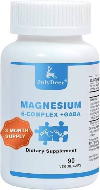 JulyDeer Magnesium 6 Complex +gaba 90caps