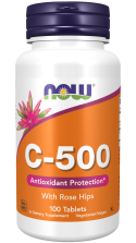 Now C-500 With Rose Hips 100Tab