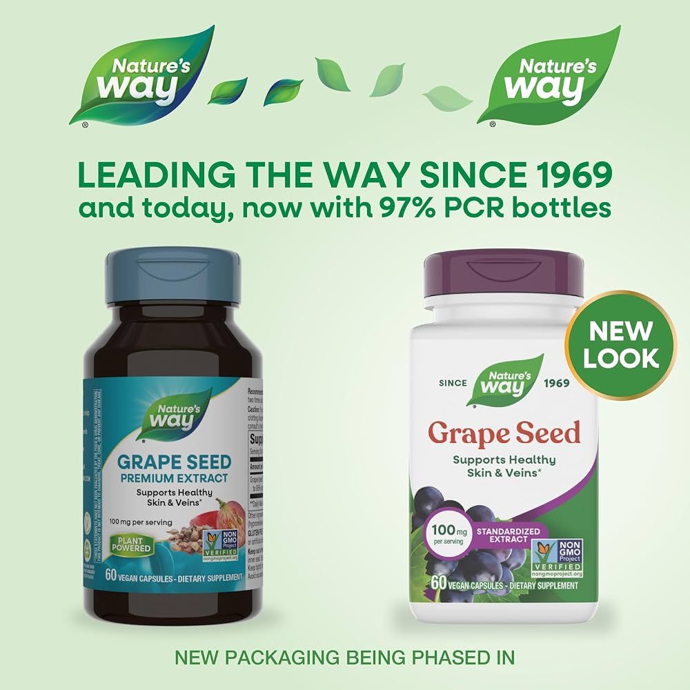 Natway Grape Seed 100mgper 60vcaps