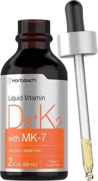 Horbaach Liq Vit D3 + K-2 W/mk7 2floz