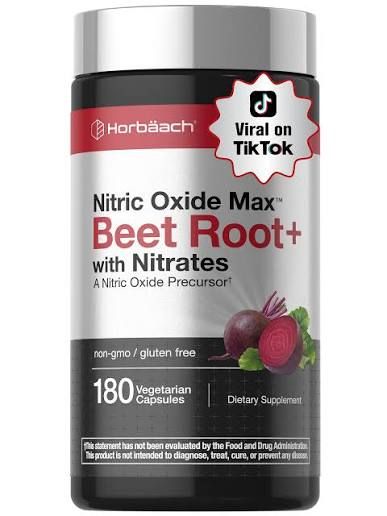 Horbaach Nitric Oxide Max Beet Root 180vcaps