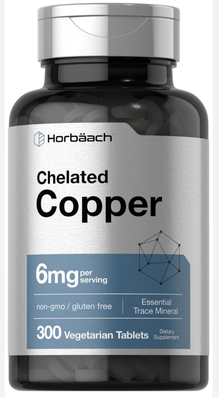 Horbaach Chelated Copper 6mg 300 vtabs