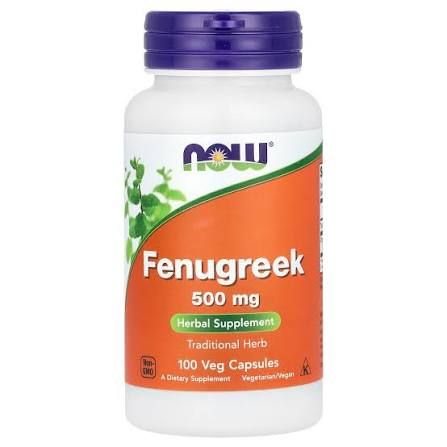 Now Fenugreek 500mg 100caps