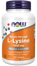 NOW L-Lysine 1000mg 100Tabs