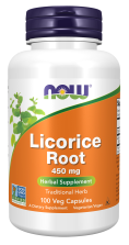 Now Licorice Root 450mg 100Vcps