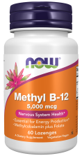 Now Methyl B-12 5000mcg 60 lozenges