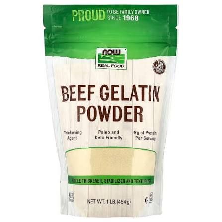 Now Beef Gelatin Powder 1lb/454g
