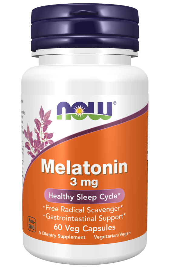 Now Melatonin 3mg/60vcaps