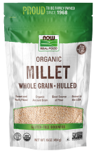 Now Millet Whole Grain Hulled