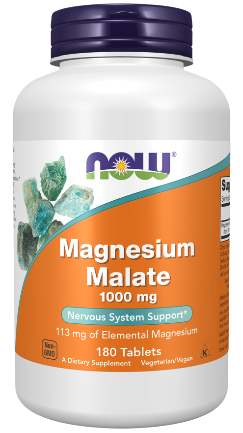 Now Magnesium Malate 1000mg 180tabs