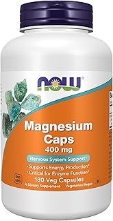 Now Magnesium Cap 400mg 180caps