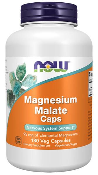 Now Magnesium Malate 95mg 180caps