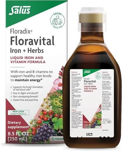 Floradix Floravital Iron+Herbs 8.5floz