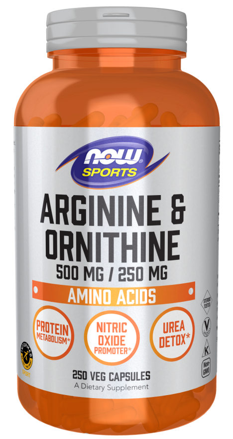Now Arginine &amp; Ornthine 250 cap
