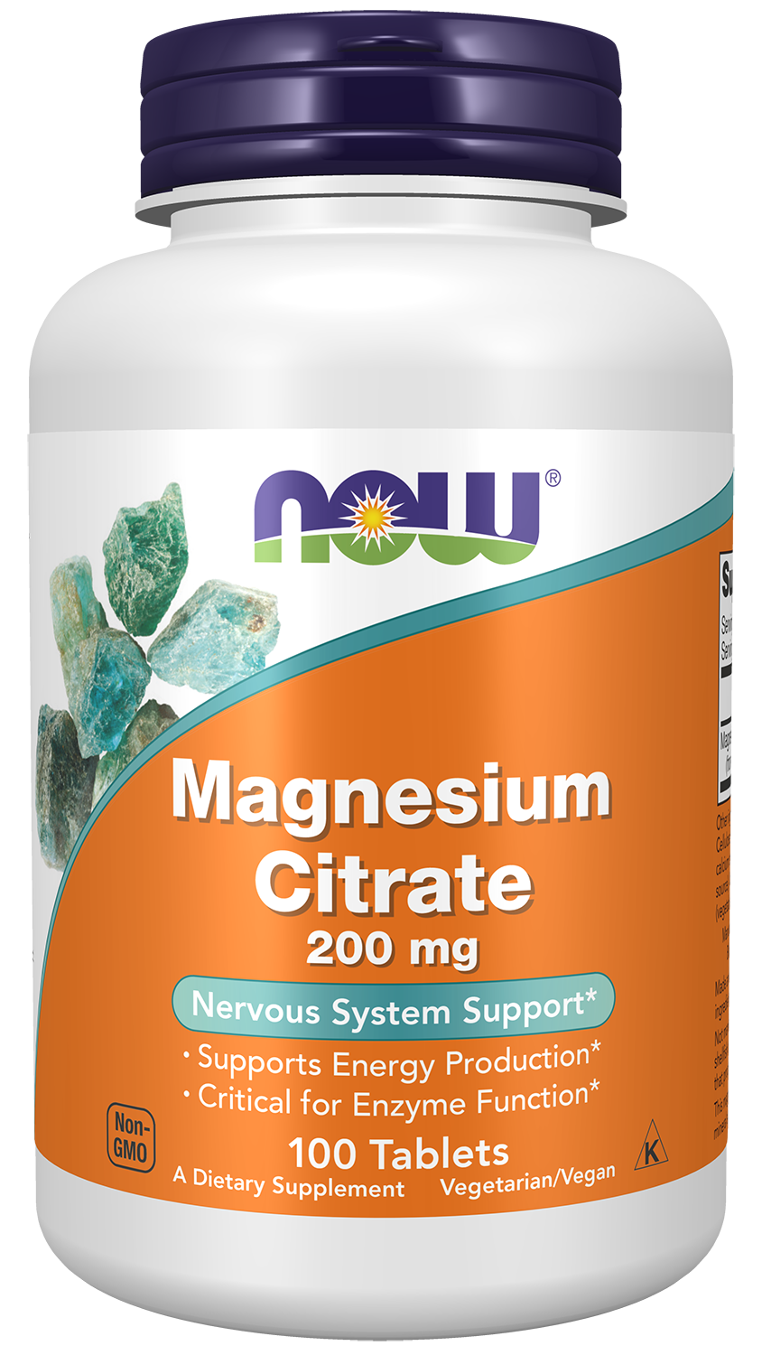 Now Magnesium Citrate Tablets