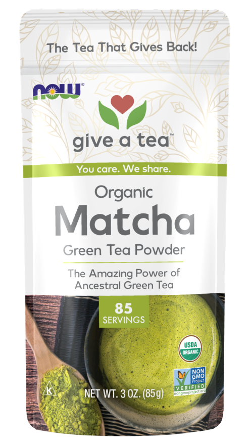 NOW ORGANIC MATCHA GREEN TEA PW
