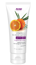 NOW Vita C &amp; Oryza Sativa Scrub