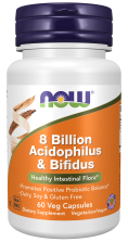 Now 8 Billion Acidophilu 60vap