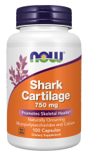 Now Shark Cartilage 750mg 100ca