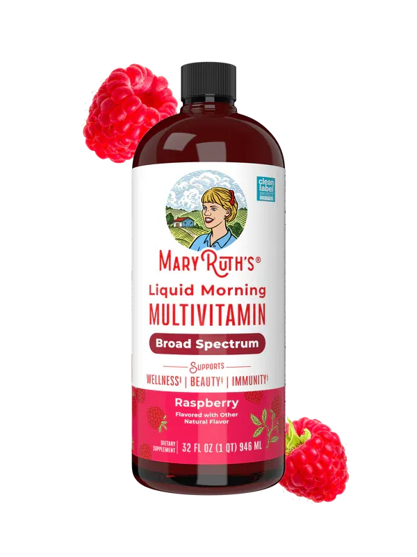 Mary Ruth Liq Morning Multivitamin + Hair Growth 32fl oz