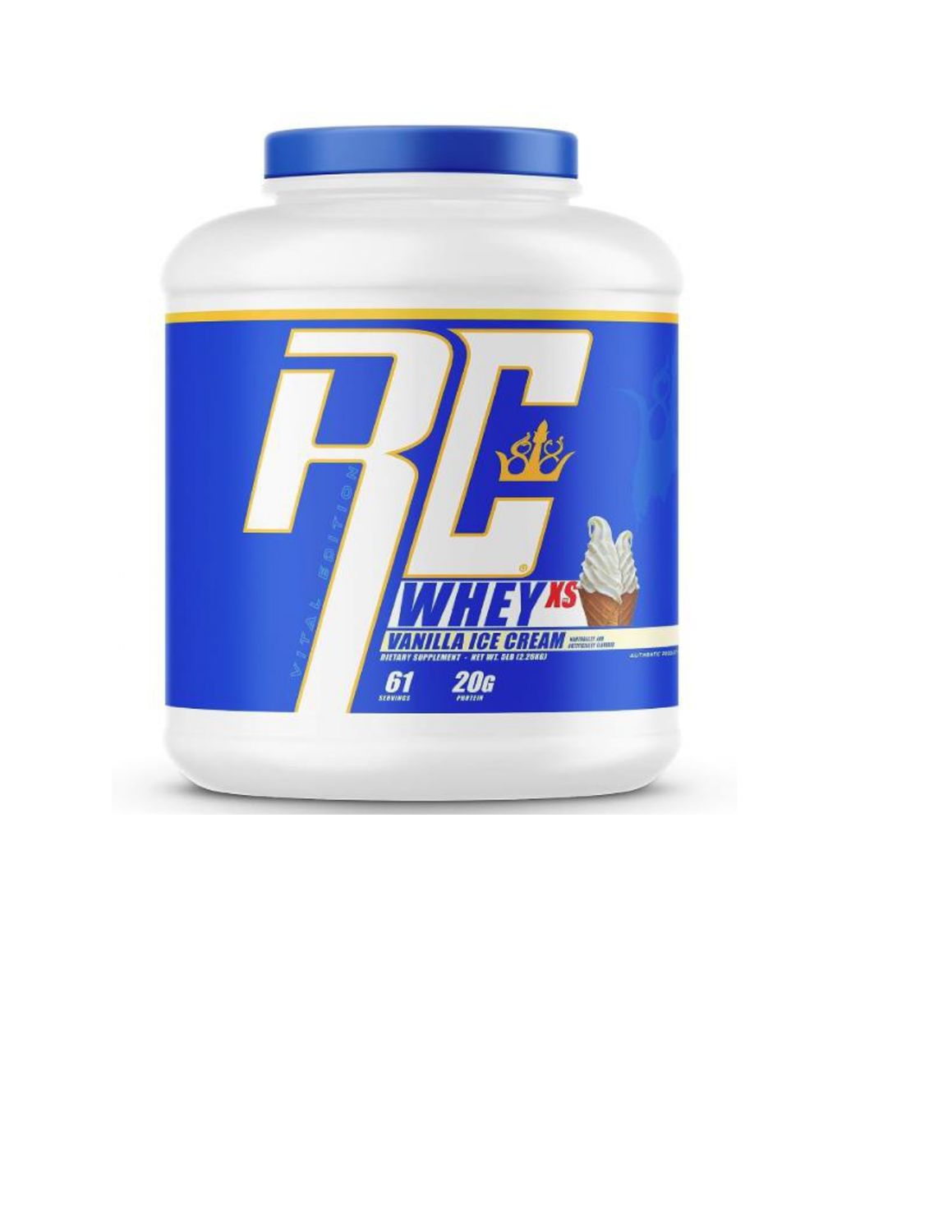 RC King Whey XS Protein Vanilla 5lbs 61 serv