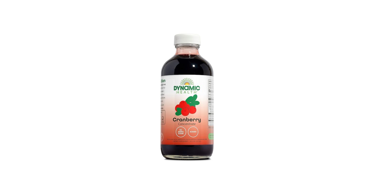 Dynamic Health Cranberry Concentrate  8floz