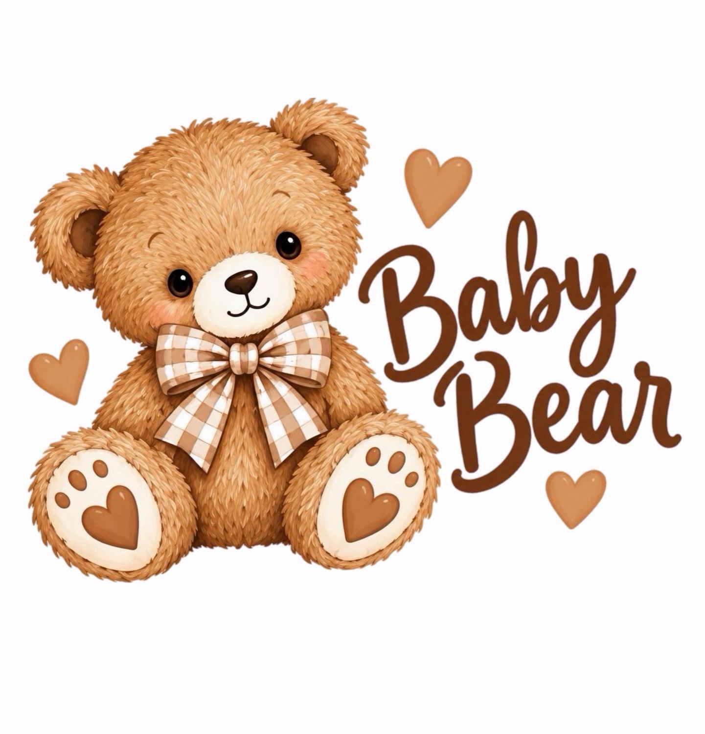 Iron On- DTF Baby Bear