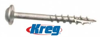 Kreg SML-C125 1-1/4" 8-Coarse Washer Head Pocket Hole Screws -Qty: 100, 250, 500, 1000