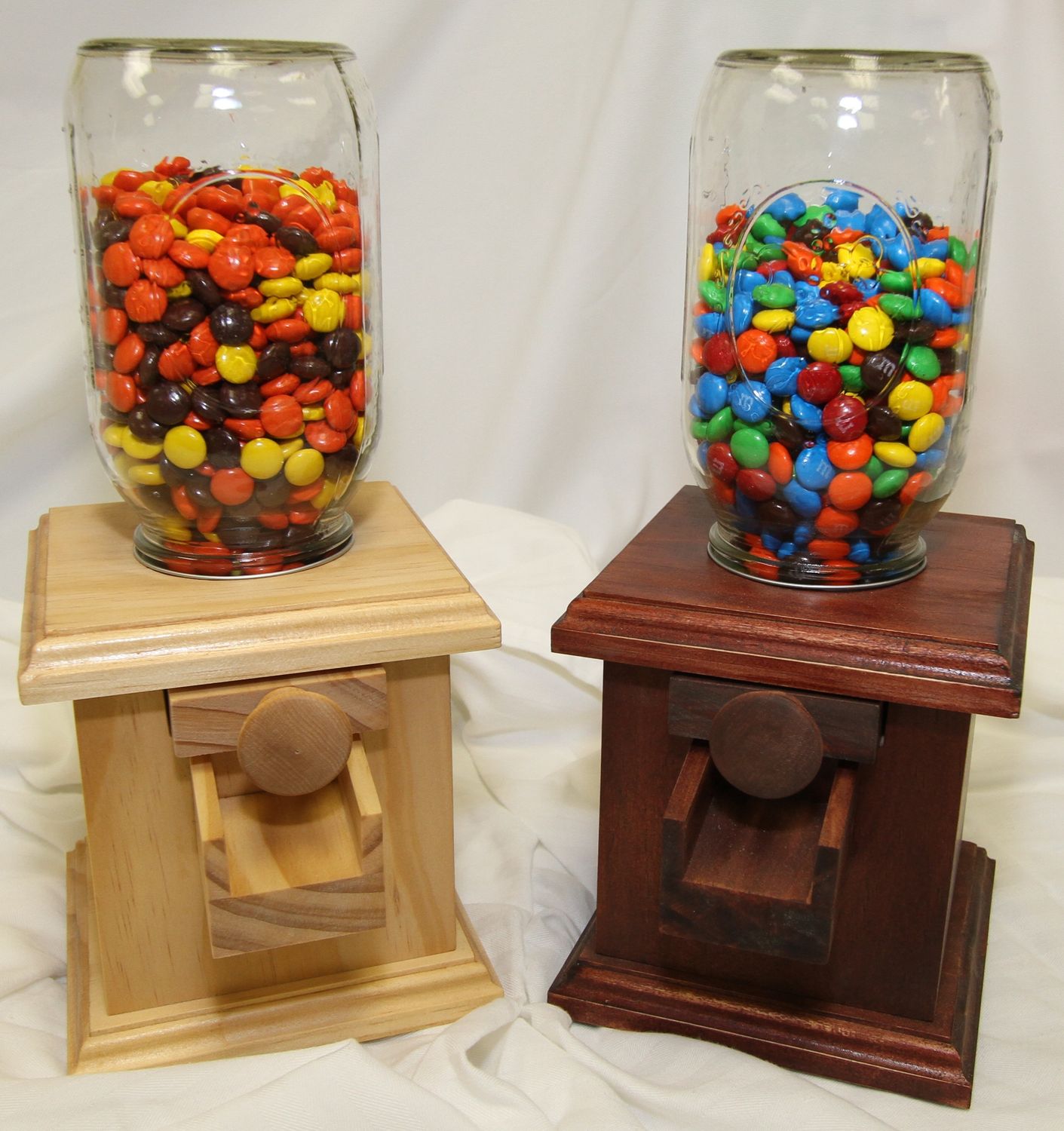 Candy Dispenser  -  Stained  -  Choose your stain color