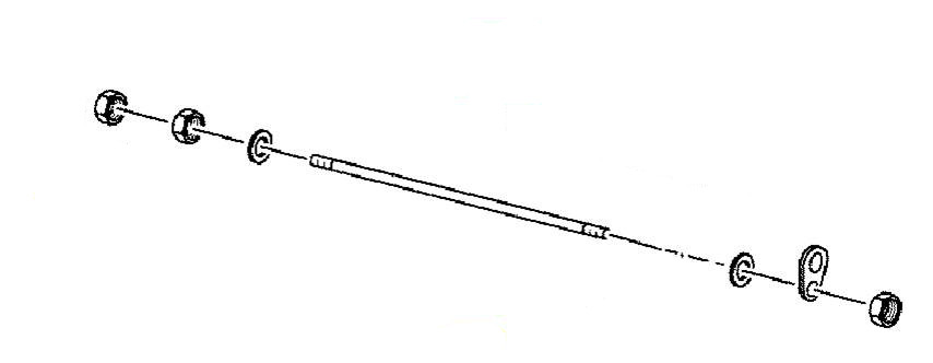 Buderus šipka gornja M10x860mm