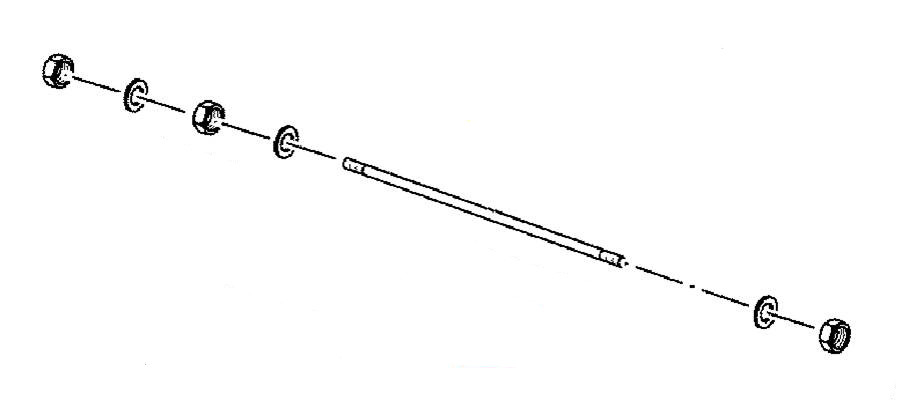Buderus šipka donja M10x395mm