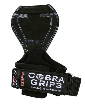 Cobra Grips FLEX MODEL Weight Lifting Gloves Heavy Duty Straps