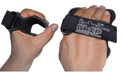 Grip Power Pads PRO Gym Gloves Alternative Weightlifting Grips Mens Workout