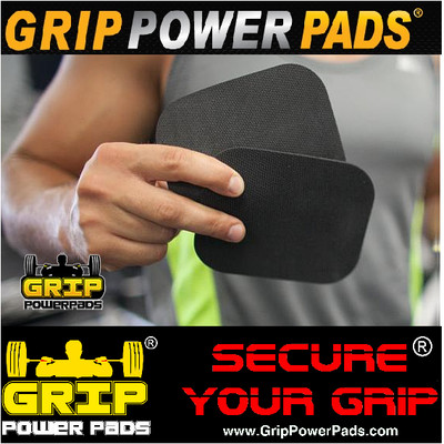 Original Lifting Grips by GRIP POWER PADS The Alternative to Gym Workout Gloves Comfortable & Light Weight Grip Pad for Men & Women That Want to Eliminate Sweaty Hands