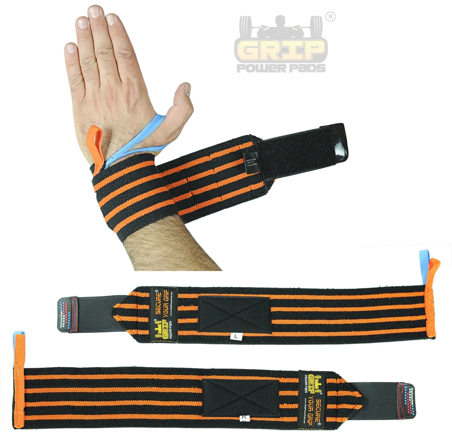 Deluxe Wrist Wraps 18 Inches Long (1 Pair/2 Wraps)