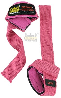 Classic Heavy Duty Neoprene Padded Weight Lifting Straps COTTON STRAPS New 