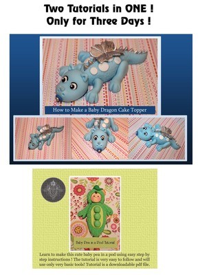 Two Tutorials in One! Baby Dragon AND Baby Pea Pdf Tutorial