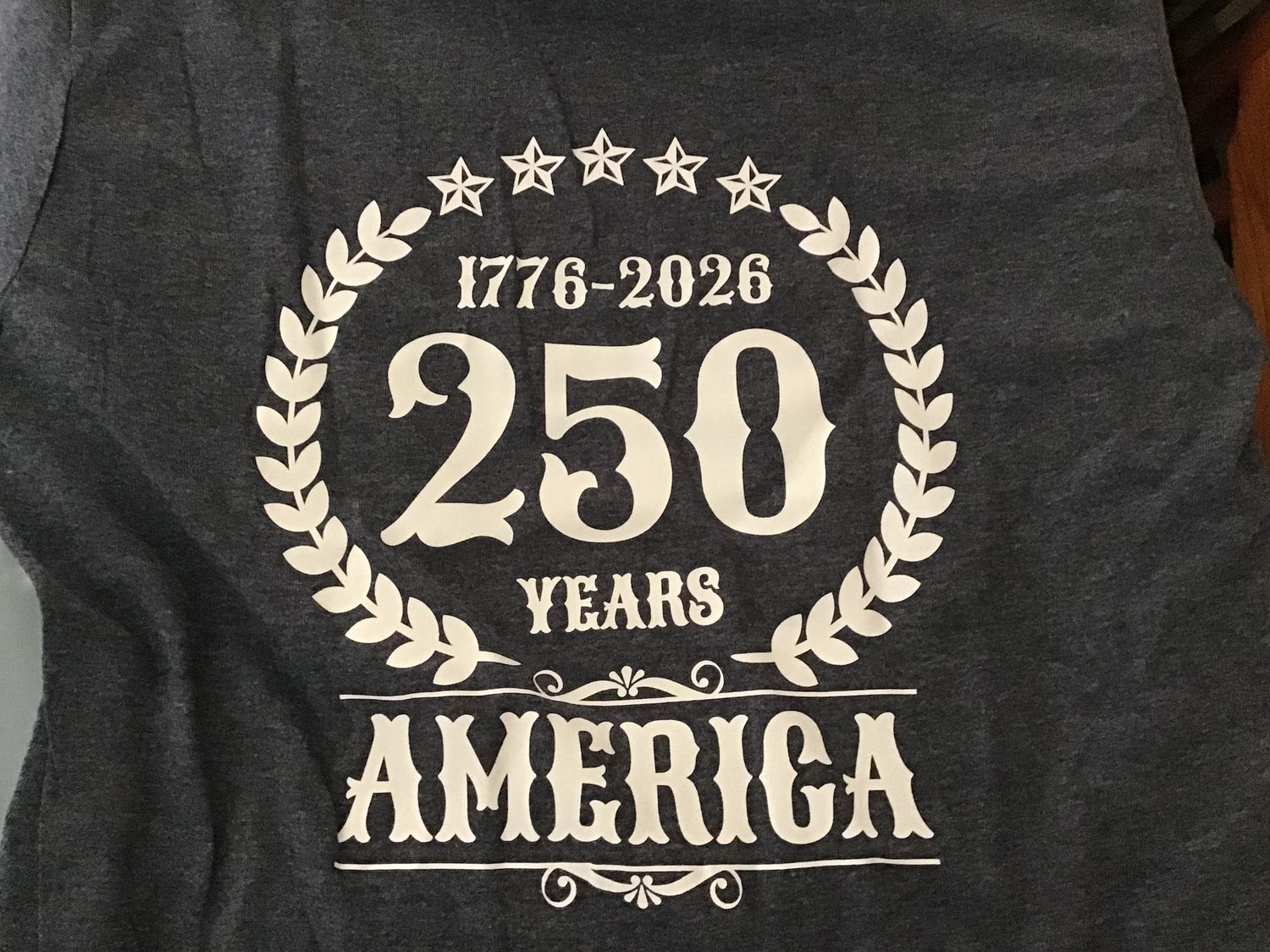 250th anniversary T-shirt
