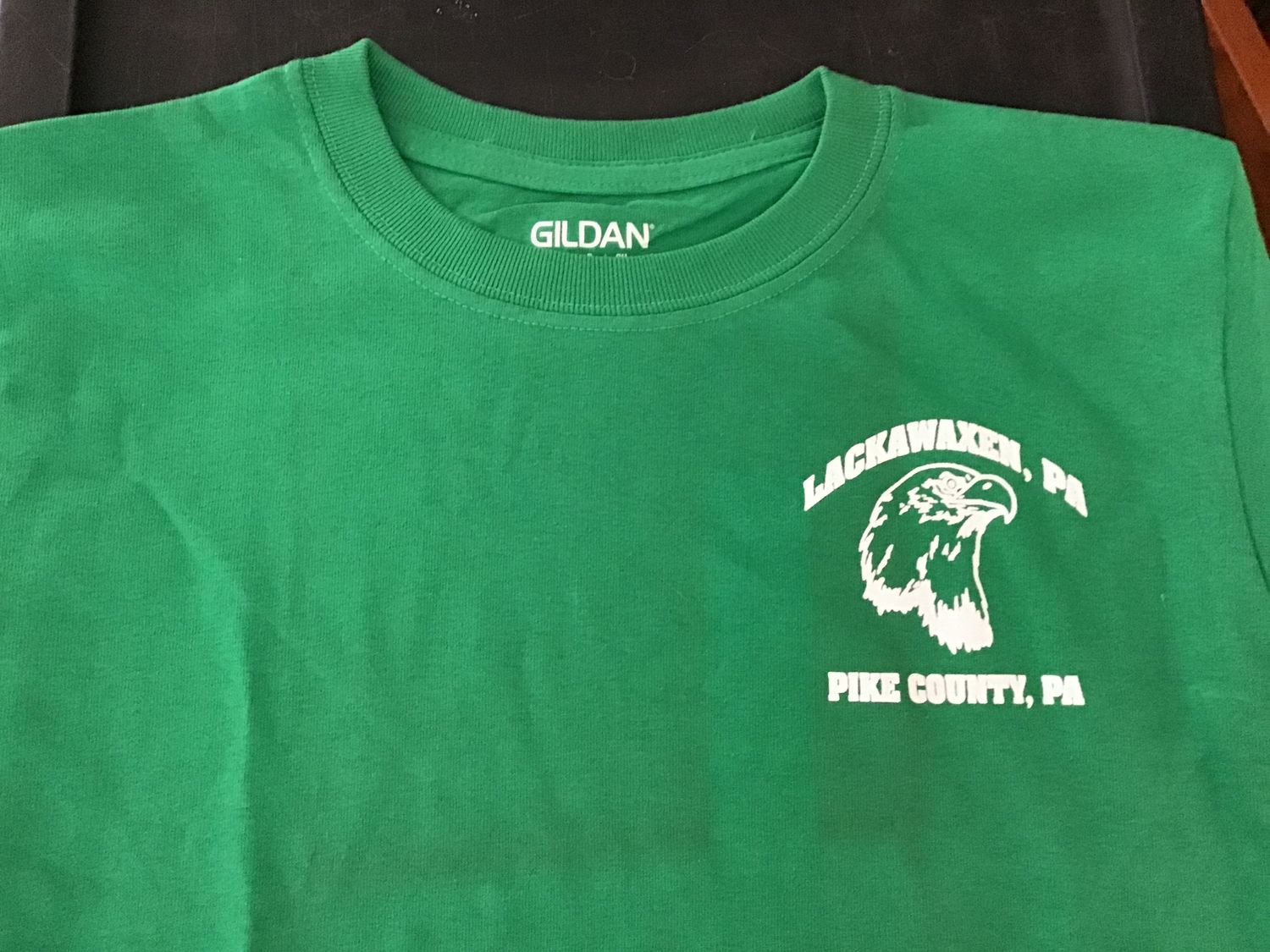 Lackawaxen,Pa youth Sm green tee