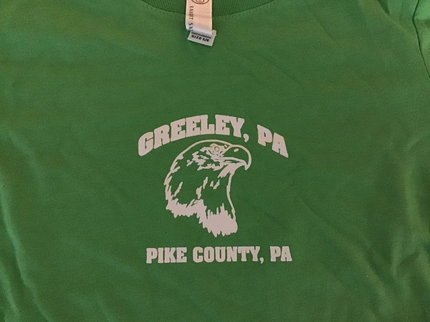 Greeley, Pa toddler 5/6 green tee