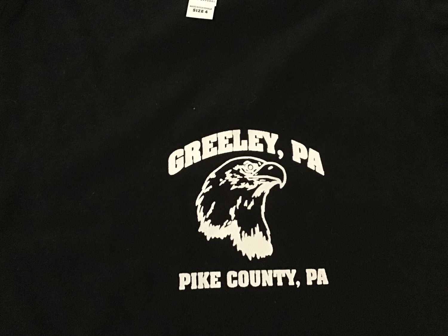 Greeley, Pa toddler 4 black tee