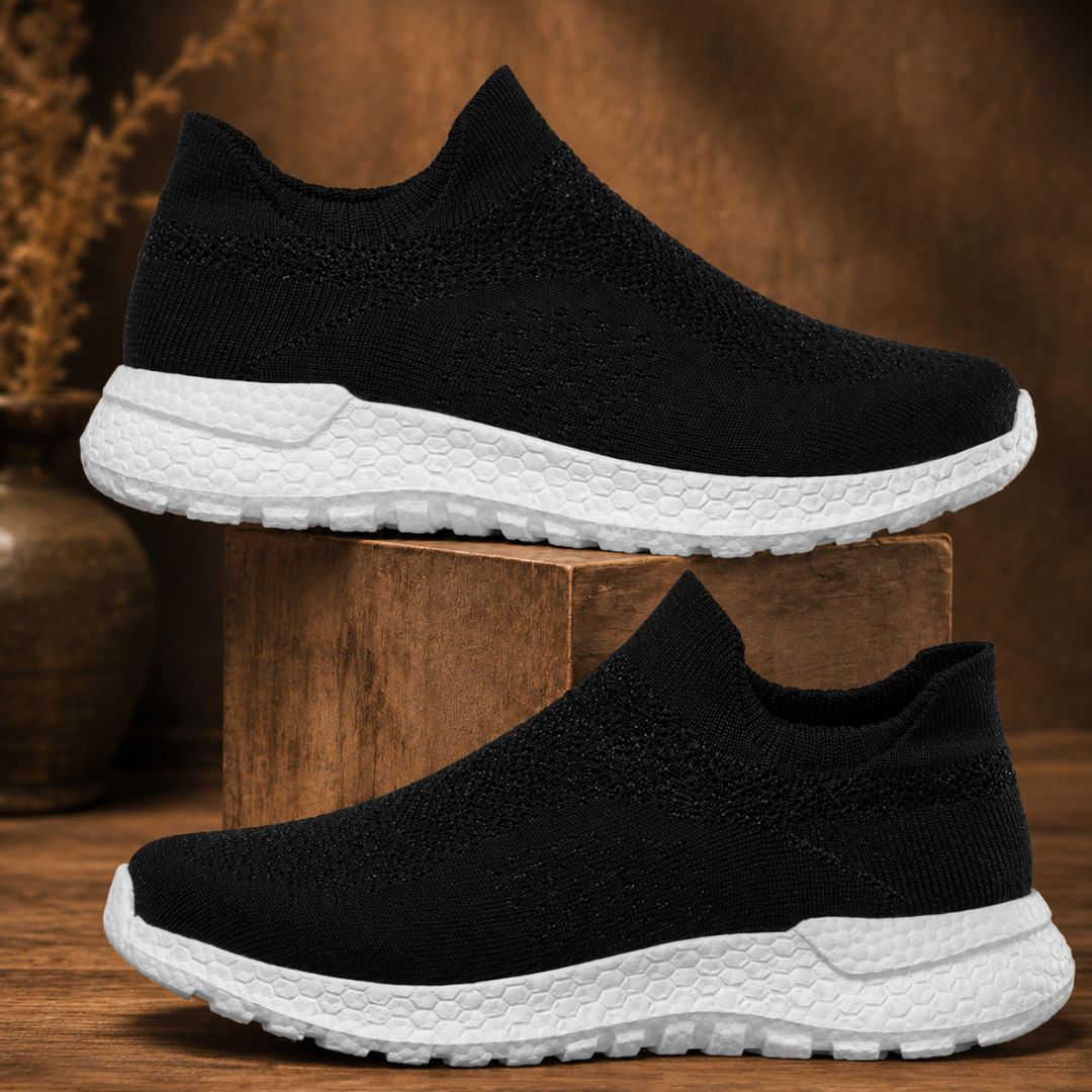 Cozy Knit Slip-Ons