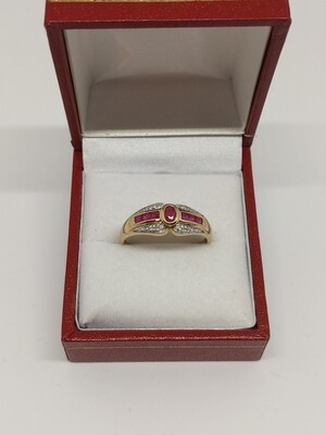 Ruby & Diamond Dress Ring