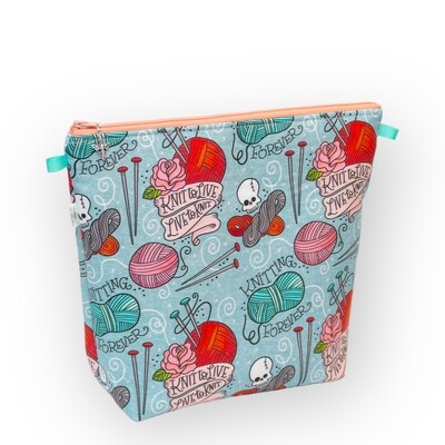 Live to Knit - Large Wedge