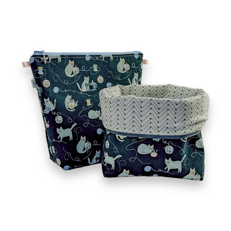 Sewing Cats - Tall Wedge