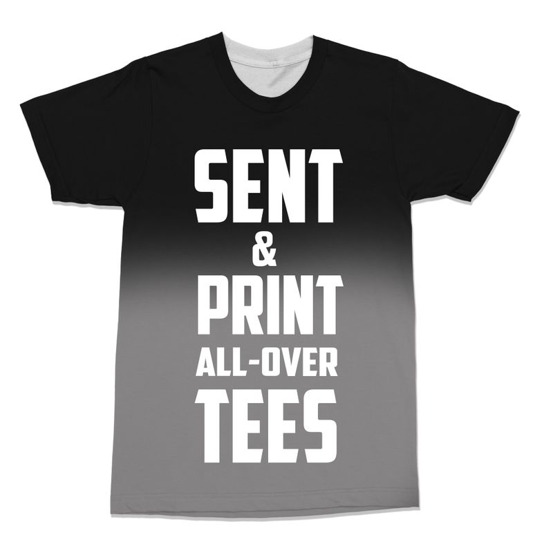 SENT &amp; PRINT TEES-SINGLE SIDED