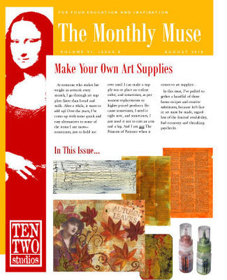 August – Make Your Own Art Supplies