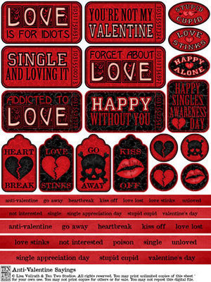 Anti-Valentine Sayings